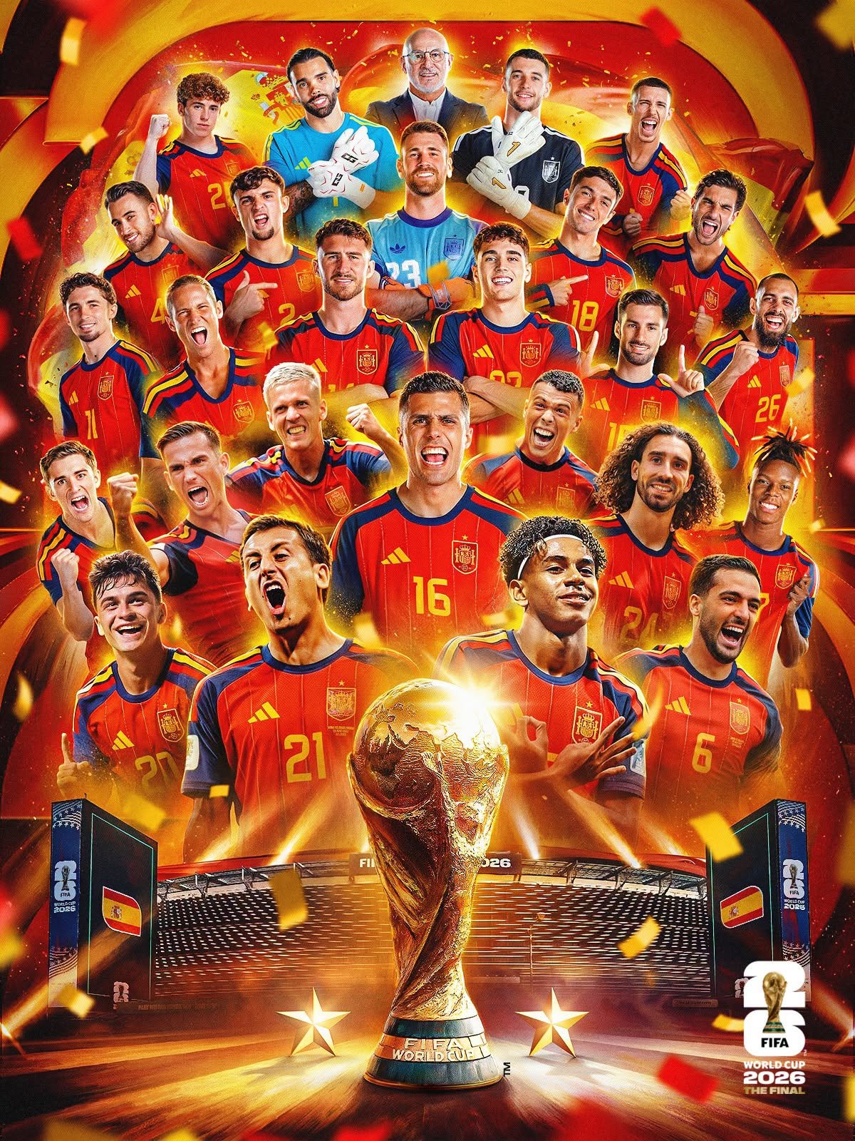 Espa&ntilde;a Campe&oacute;n del Mundo 2026