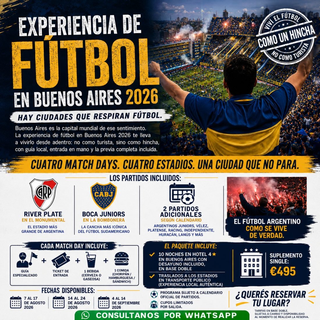 Football Experience in Buenos Aires 2026
