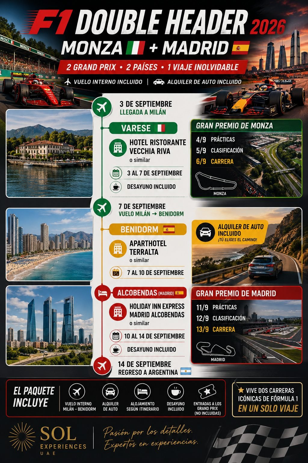 F1 Monza & Madrid 2026